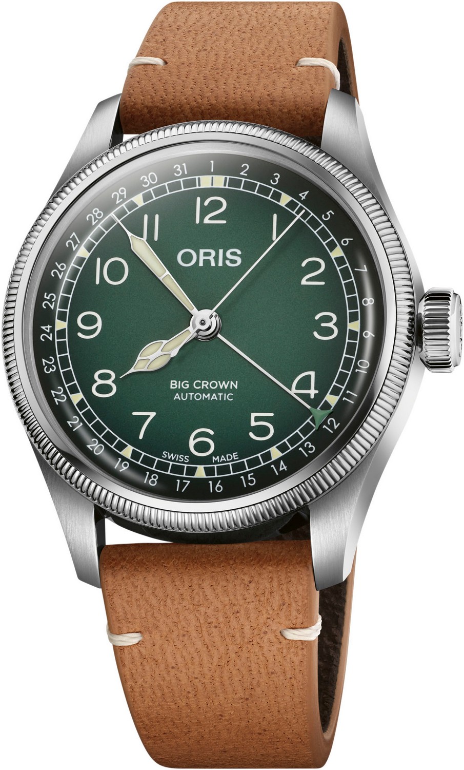 ORIS BIG CROWN Женские швейцарские часы, автоматический механизм, сталь, 38 мм